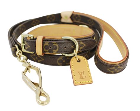 louis vuitton dog bags|Louis Vuitton dog collar and leash.